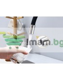 Кухненски смесител гъвкав с въртящ се чучур на 360 градуса Кухненски смесител гъвкав с въртящ се чучур на 360 градуса